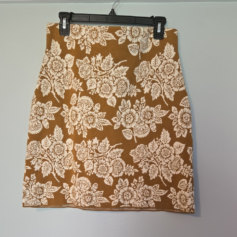 LOFT Floral Skirt